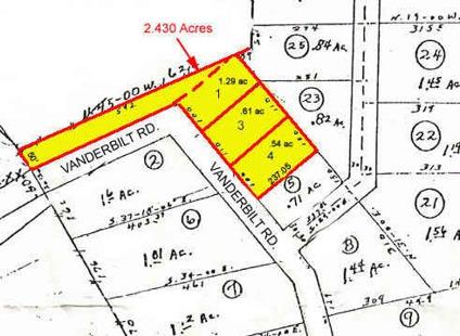 $10,500
2.430 Acres on Vanderbilt Rd., Livingston/Segno Area - No Restrictions