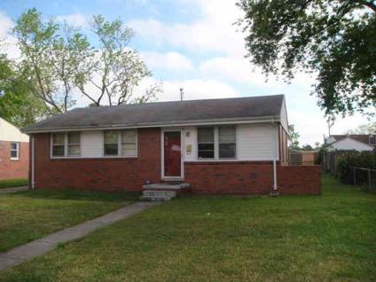$117,500
Chesapeake 3BR 1BA, Cozy brick ranch, with new central heat