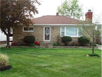 $124,500
Willowick Ohio Three BR Ranch for Sale