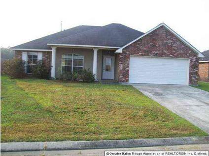 $128,000
Denham Springs, Three BR Two BA HOME WITH DOUBLE GARAGE.