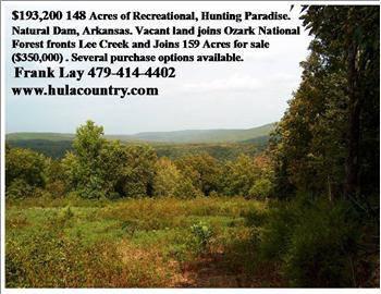 $193,200
148 Acres Sporting Property in the Ozarks