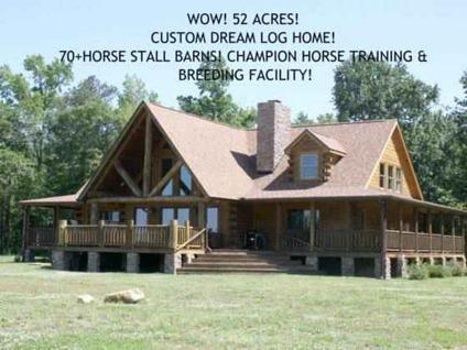 $1,200,000
52 Acre Horse Ranch W/ Dream Log Home