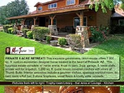 $1,495,000
5 Acre Gentelman's Ranch Retreat