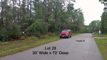 $1,500
RV Lot for Sale - Impala Woods