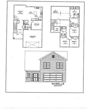 $205,200
ISABELLE PLAN. Approximately 2555 sq. ft. To be built in Garrett Pines