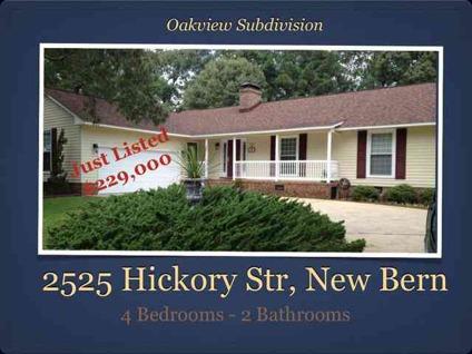 $229,000
New Bern 4BR 2BA, No other word but 