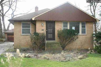 $22,400
Warrensville Heights 2BA, Large brick ranch home with deck