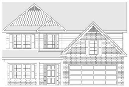 $245,000
New Energy Efficient HUGHSTON Home Features-Four BR/2.5 BA, Hardy Plank w/Brick/
