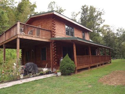 $285,000
House for Sale Red Cedar Log Hom private with 30 acres