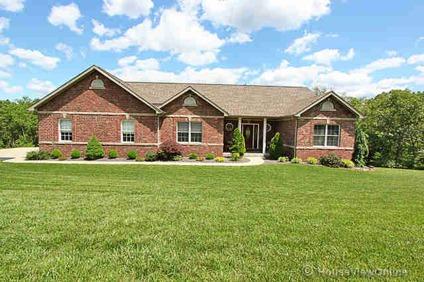 $289,900
Festus, On nearly 5 acres, this custom 5 yr old, 3 BR