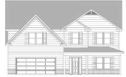 $290,000
New Energy Efficient HUGHSTON Home Features-Five BR/3.5 BA, Hardy Plank w/Brick/
