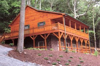$319,000
New Log Cabin Home + Hunting Land