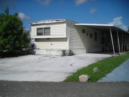 $32,500
Distressed Mobile Home and Lot For Sale! (Davie FL- Park City Estates)