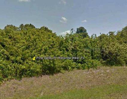 $34,900
Rotonda West, This lot backs up to a wooded section of the