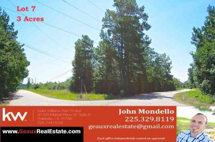 $36,000
High and dry! Beautiful CORNER lot of 3 acres available in Lobell Acres.