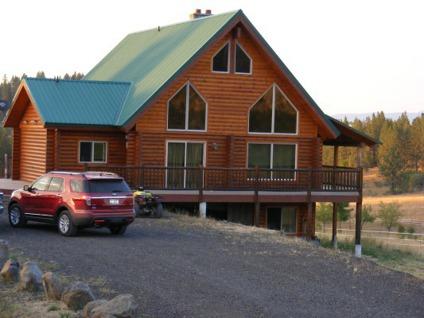 $375,000
A-Frame Log Home on 18+ acres in Idaho County