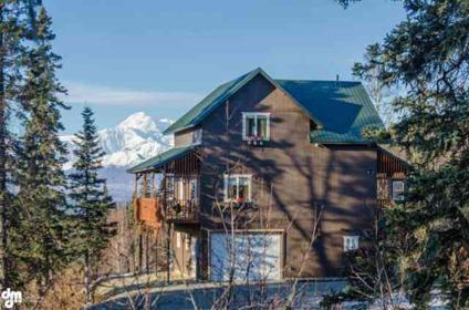 $475,000
Live the Alaskan Dream! Breathtaking panoramic views of Mt McKinley and Denali