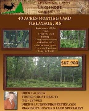 $57,900
40 Acres Hunting Land - Heavily Wooded - Ready to Hunt!