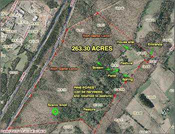 $600,000
Lexington, 263.3+- acres, located 6 miles from .