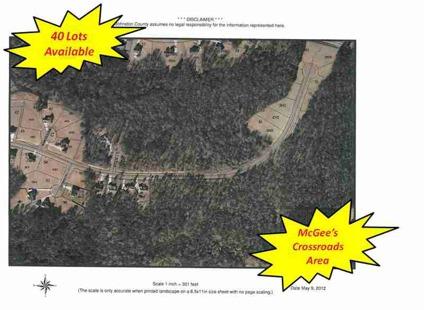 $880,000
Four Oaks, 40 Developed Lots Priced to Move at $22,000 each!