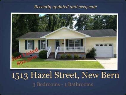 $92,500
New Bern, Updated, Cute and move in ready. This 3 bedroom 1