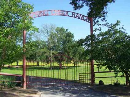 $999,000
Pristine East Texas Cattle Ranch