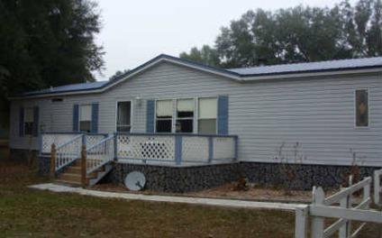 $99,000
Fort White Three BR Two BA, Double Wide mobile home on 4.27