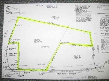 $99,900
Rome, PLATTED IN 2 TRACTS - TOTAL 17.5 AC - CAN BE DIVIDED