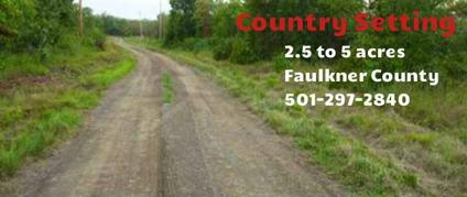 $9,300
Land for Sale in rural Faulkner County, Arkansas