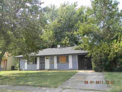 Anderson 1BA, 3 bedroom ranch. Wooded lot. Patio in back.