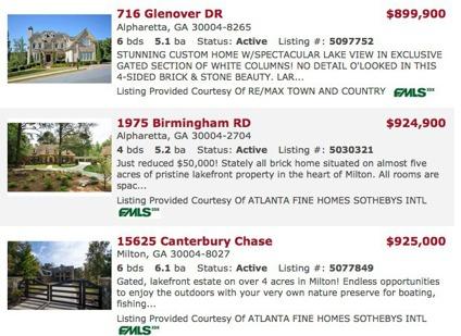 Atlanta Georgia Real Estate - Milton Specialist