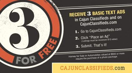 Free Advertising with Cajun Classifieds [url removed]