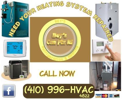 Furnace Repair Service in 21060|410-996-HVAC(4822)|Bey's Heating