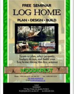 Log Home Post Beam Timber Frame Free Seminars [url removed]....