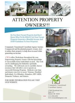 Wanted: Property Owners