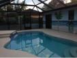 $79,800
Ocala Three BR, Beautiful sparkling screened enclosed pool home