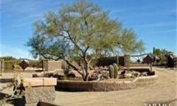 Black Hawk Ranch,Parcel B one of 5 parcels Scenic Sonoran Desert,teeming w/saguaros,gently rolling terrain, views of Mtn ranges. Beautiful gated entrance,underground electric. Seller to provide capped well.Custom Homes only. Dividable per covenants &