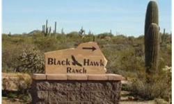 Black Hawk Ranch Parcel C. Stunning entry with electronic gates. Beautiful scenic Sonoran Desert. Gently rolling w/saguaros, ocotillos. Views of mntn ranges. Custom homes only. Underground electric, seller to provide capped well. CC&Rs & conservation
