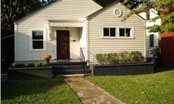 THIS DARLING BUNGALOW HAS BEEN TOTALLY UPDATED, NEW WIRING, PLUMBING, ROOF, STAINLESS APPLIANCES. NEW KITCHEN CABINETS, COUNTERTOPS, DUCT WORK & NEW AIR CONDITIONING. 3 BR, 2 BA BEAUTIFUL REFINISHED HARDWOOD FLOORS THROUGHOUT. CALL TO SEE THIS ONE
