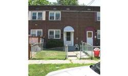 Great investment or starter home. This lovely row home features a living room, dining room, kitchen on the first floor along with three bedrooms and a full bath upstairs. Currently tenant occupied. Can be purchased in combo with 4 other properties.