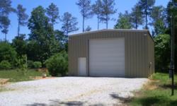 Call Lee @ 770-310-2467 / 12.9 Acres, Universal Steel Building - 30' x 40' with 14' x 14' roll up door, large roof vents, 3 phase electrical, 6 in slab / Buidling would make an excellent commercial building / Includes 28ft Travel Trailer and this property