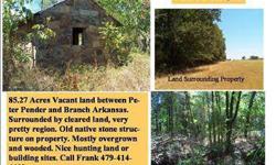 GREAT HUNTING OR BLDG. SITE - LAND IS OVERGROWN AND WOODED - IN FRANKLIN CO. ARKANSAS- SURROUNDED BY NICE RANCHES - CALL FRANK LAY 479-414-4402WWW.HULACOUNTRY.COMListing originally posted at http