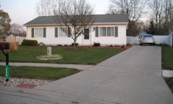 Very clean, well maintained, move in ready 3 bdrm, 1 bath ranch in very desirable location! 308 Bradley Ct, Midland, MI Built April, 2000 Hurry. Won't last long! Save prior to listing it! Must sell soon though! Has 2 city lots at end of cul de sac