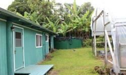 OPIHIKAO HAWAII....BEST VALUE FOR YOUR DOLLAR IN THE AREA! AFFORDABLE PROPERTY OFF OF THE FAMOUS HAWAII'S "RED ROAD" SITUATED ON 8,255 SF LAND CEDAR COTTAGE JUST UNDER 1,000 SF, OAK FLOORING, WITH TWO BATHROOMS, GAS STOVE, FRIDGE, OUTSIDE SHOWER/INSIDE