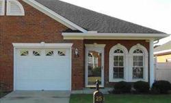 Beautiful all brick one level patio home with garage! Many upgrades include