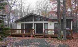 DISCOVER SERENITY!! Cute and Cuter--This 3 Bedroom Ranch with 1 Plus Acre Backs up to Delaware State Forest--Has New Roof, Newly decorated, Screened Porch and Deck, Nice Kitchen, Open Floor Plan, Very Light and Airy, Fireplace and Propane Wall Heater.