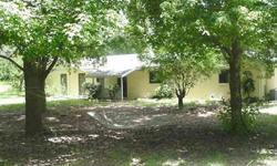 Very nice custom CB/S-built home, on a corner 2.00-acre (mol) tract, right nearby SR-26 in Eastern Gilchrist Co. (within 20 miles of west-side of Gainesville). The property has a variety of trees surrounding the home-site, which has an attached 2-car
