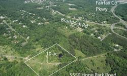 REAL ESTATE AUCTION
10 Acres of Raw Land in Fairfax Country
Friday, June 15 at 11 am
Onsite ? 5550 Hope Park Road
Fairfax, VA 22030
Price to be determined at Live Public Auction!!!
10 Acres of Land in Booming Fairfax County! Only $25,000 Starting Bid!!
-