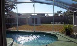 NOT A SHORT SALES OR BANK OWNED PROPERTY CAN CLOSE VERY QUICK POOL HOME CAN BE USED FOR LONG TERM RENTAL OR LIVE IN COMFORT WITH A COVERED LANAI IN A FENCED IN YARD FOR PRIVACY.Listing originally posted at http