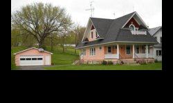 Turn of the Century Victorian Style home in York, WI. Any inquiries please contact me via Facebook messaging.Wrap around front porch. 3 matching stained glass windows in living area. Other decorative windows with original glass and casings. Swinging door